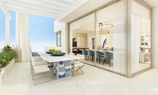 Appartements de luxe modernes à vendre dans un nouveau projet avec vues mer spectaculaires à Benahavis, Marbella 4841 