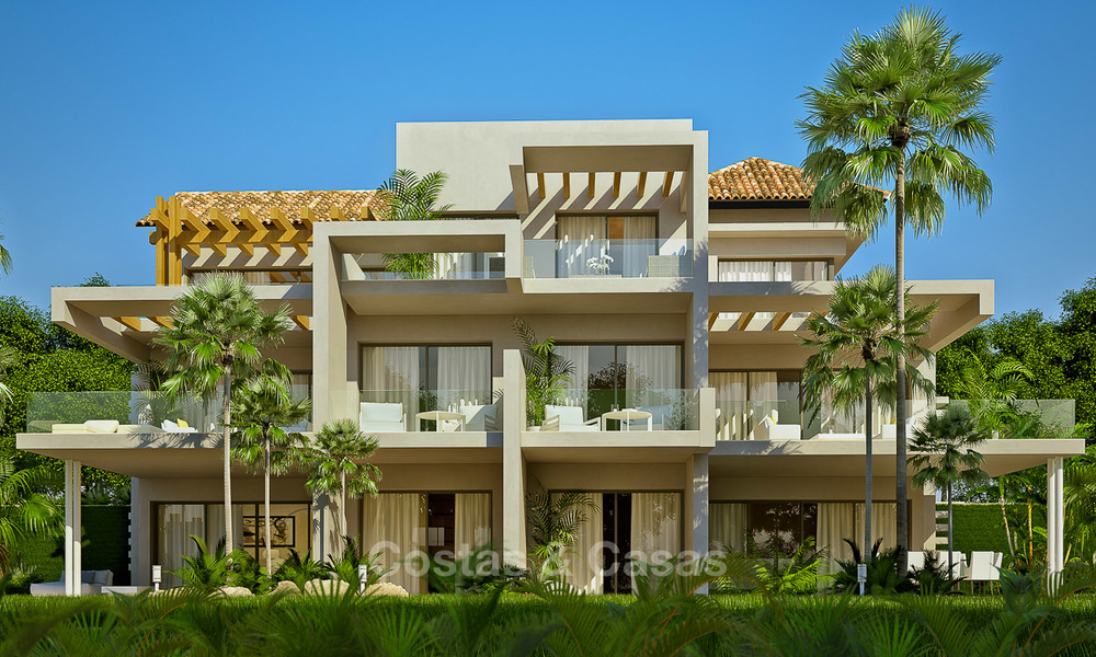 Appartements de luxe modernes à vendre dans un nouveau projet avec vues mer spectaculaires à Benahavis, Marbella 4845