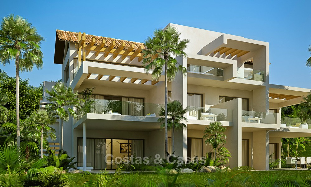 Appartements de luxe modernes à vendre dans un nouveau projet avec vues mer spectaculaires à Benahavis, Marbella 4846