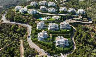 Appartements de luxe modernes à vendre dans un nouveau projet avec vues mer spectaculaires à Benahavis, Marbella 804262 