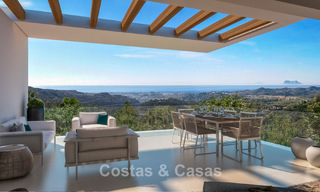 Appartements de luxe modernes à vendre dans un nouveau projet avec vues mer spectaculaires à Benahavis, Marbella 804271 