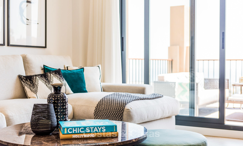 A vendre, nouveaux appartements de luxe, style andalou avec vue imprenable sur mer, Benahavis - Marbella 5071