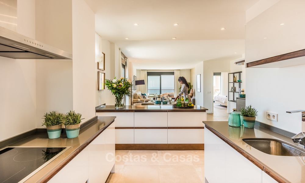 A vendre, nouveaux appartements de luxe, style andalou avec vue imprenable sur mer, Benahavis - Marbella 5086
