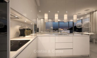Appartements de luxe modernes à vendre avec vue imprenable sur mer, à quelques minutes en voiture du centre de Marbella. 4864 