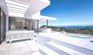 Appartements de luxe modernes à vendre avec vue imprenable sur mer, à quelques minutes en voiture du centre de Marbella. 4870 