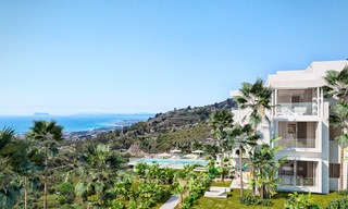 Appartements de luxe modernes et contemporains avec vue sur mer splendide, à quelques minutes en voiture du centre de Marbella. 4884 