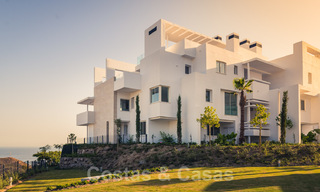 Appartements de luxe modernes et contemporains avec vue imprenable sur mer à vendre, à quelques minutes en voiture du centre de Marbella. 38308 