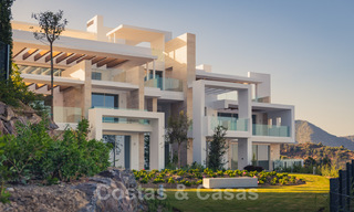 Appartements de luxe modernes et contemporains avec vue imprenable sur mer à vendre, à quelques minutes en voiture du centre de Marbella. 38312 