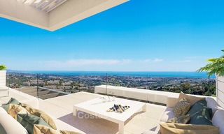 Nouveaux appartements de luxe et exclusifs à vendre avec design contemporain et vue mer, à Benahavis - Marbella 5089 