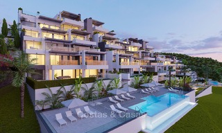Nouveaux appartements de luxe et exclusifs à vendre avec design contemporain et vue mer, à Benahavis - Marbella 5098 