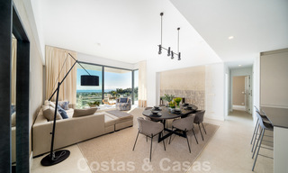Nouveaux appartements de luxe et exclusifs à vendre avec design contemporain et vue mer, à Benahavis - Marbella 35217 