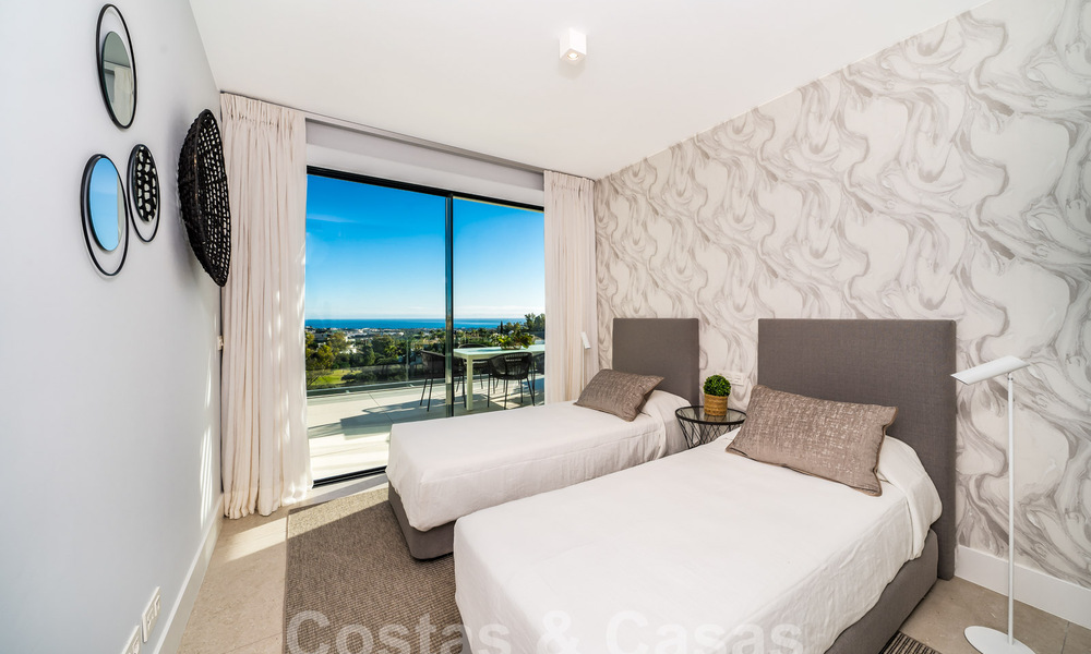 Nouveaux appartements de luxe et exclusifs à vendre avec design contemporain et vue mer, à Benahavis - Marbella 35226