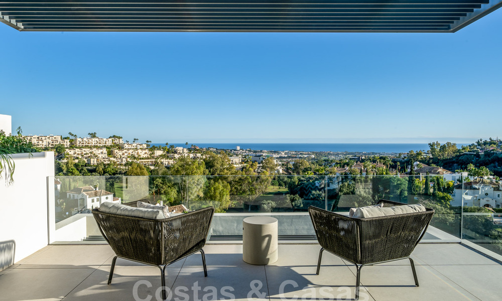 Nouveaux appartements de luxe et exclusifs à vendre avec design contemporain et vue mer, à Benahavis - Marbella 35229
