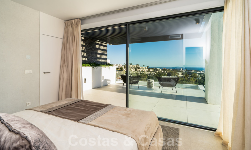 Nouveaux appartements de luxe et exclusifs à vendre avec design contemporain et vue mer, à Benahavis - Marbella 35231