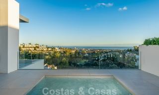 Nouveaux appartements de luxe et exclusifs à vendre avec design contemporain et vue mer, à Benahavis - Marbella 35237 