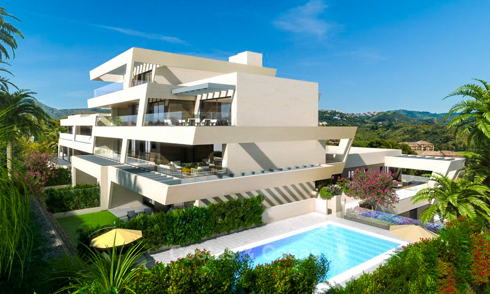 Nouveaux appartements de luxe avec vue sur mer à vendre, design moderne et contemporain, Marbella 5110