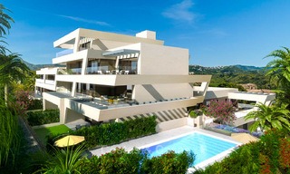 Nouveaux appartements de luxe avec vue sur mer à vendre, design moderne et contemporain, Marbella 5110 