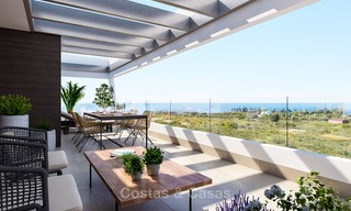 Nouveaux appartements de luxe avec vue sur mer à vendre, design moderne et contemporain, Marbella 5111 