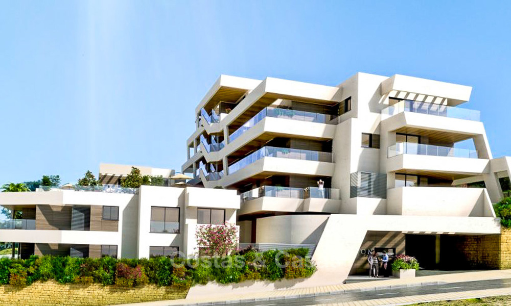 Nouveaux appartements de luxe avec vue sur mer à vendre, design moderne et contemporain, Marbella 5119