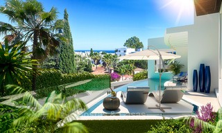 Nouvelle villa de luxe moderne et contemporain à vendre, avec vue sur mer et la montagne, Nueva Andalucia, Marbella 5528 