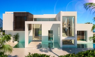 Nouvelle villa de luxe moderne et contemporain à vendre, avec vue sur mer et la montagne, Nueva Andalucia, Marbella 5529 
