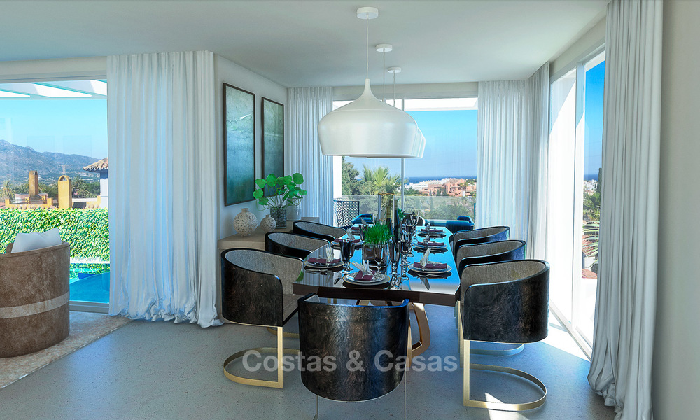 Nouvelle villa de luxe moderne et contemporain à vendre, avec vue sur mer et la montagne, Nueva Andalucia, Marbella 5530