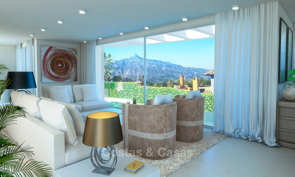 Nouvelle villa de luxe moderne et contemporain à vendre, avec vue sur mer et la montagne, Nueva Andalucia, Marbella 5531