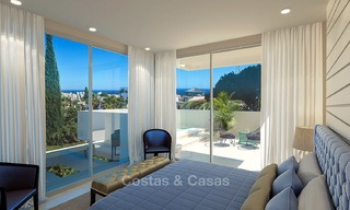 Nouvelle villa de luxe moderne et contemporain à vendre, avec vue sur mer et la montagne, Nueva Andalucia, Marbella 5534 
