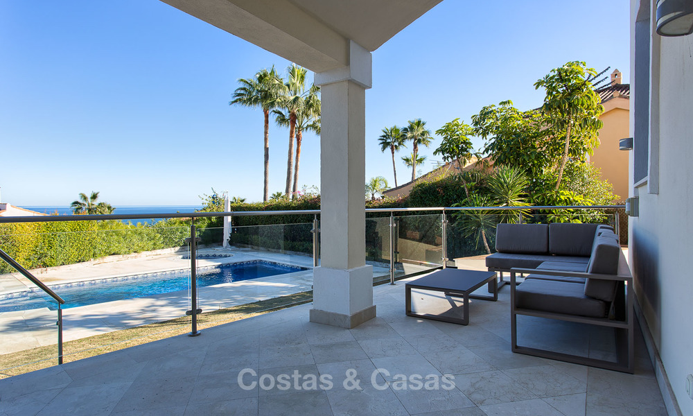 Belle villa rénovée avec vue sur mer à vendre à La Duquesa, Manilva, Costa del Sol 5561