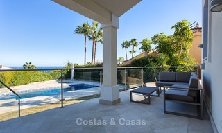 Belle villa rénovée avec vue sur mer à vendre à La Duquesa, Manilva, Costa del Sol 5561 