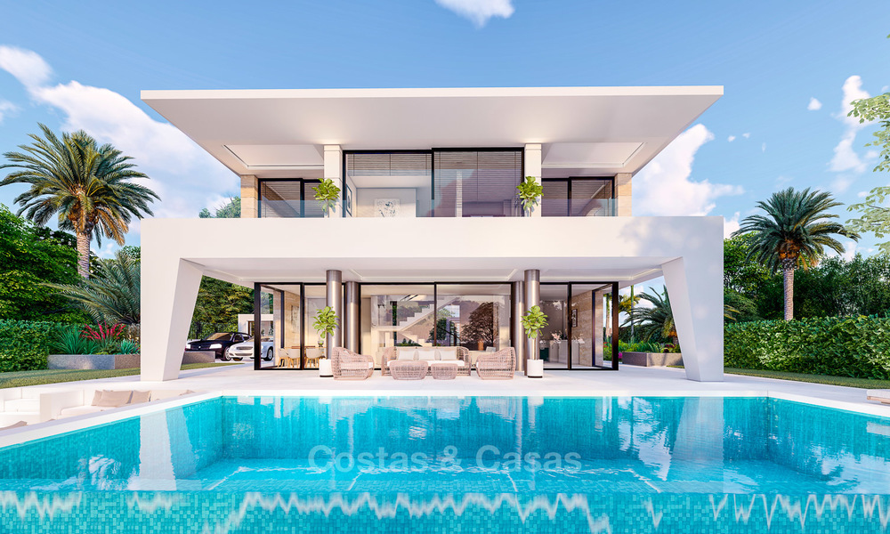 Nouvelles villas modernes de style avant-garde avec vues sur mer à vendre, La Duquesa, Manilva, Costa del Sol 5605