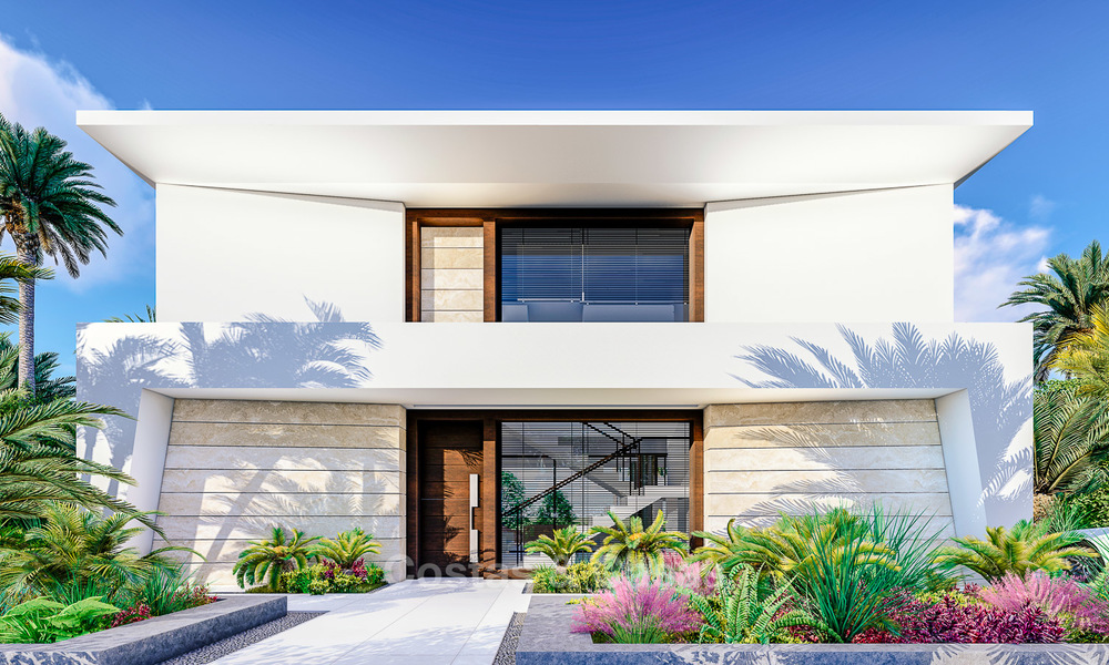 Nouvelles villas modernes de style avant-garde avec vues sur mer à vendre, La Duquesa, Manilva, Costa del Sol 5606