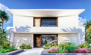 Nouvelles villas modernes de style avant-garde avec vues sur mer à vendre, La Duquesa, Manilva, Costa del Sol 5606 