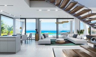 Nouvelles villas modernes de style avant-garde avec vues sur mer à vendre, La Duquesa, Manilva, Costa del Sol 5610 