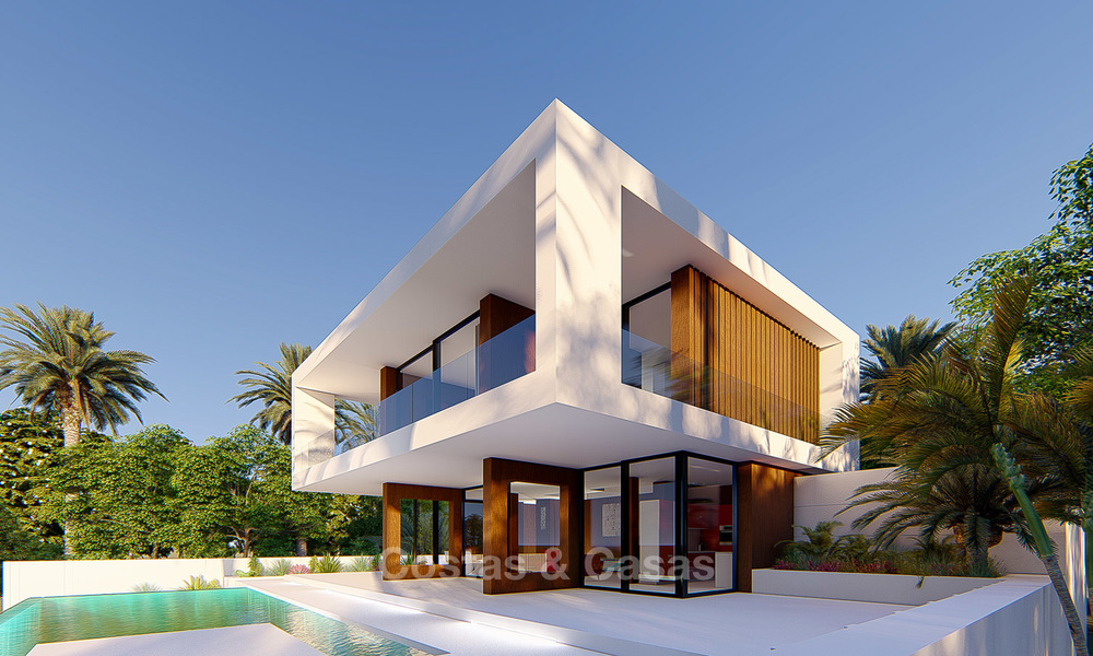 A vendre ! Nouvelle villa de luxe moderne avec vue sur mer et golf à Estepona. 5613