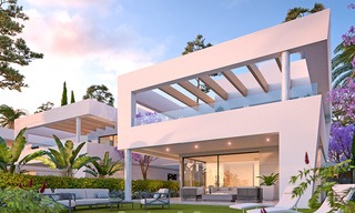 Nouvelles villas de luxe en bord de mer à vendre, style contemporain, San Pedro, Marbella 5617 