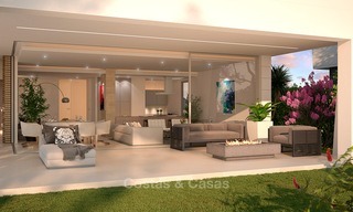 Nouvelles villas de luxe en bord de mer à vendre, style contemporain, San Pedro, Marbella 5620 