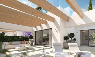 Nouvelles villas de luxe en bord de mer à vendre, style contemporain, San Pedro, Marbella 5622 