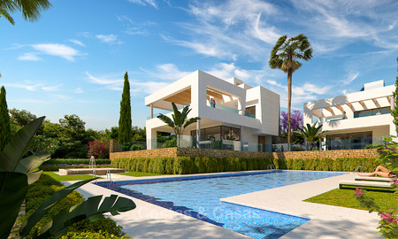 Nouvelles villas de luxe en bord de mer à vendre, style contemporain, San Pedro, Marbella 5625