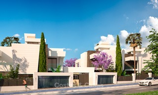 Nouvelles villas de luxe en bord de mer à vendre, style contemporain, San Pedro, Marbella 5626 