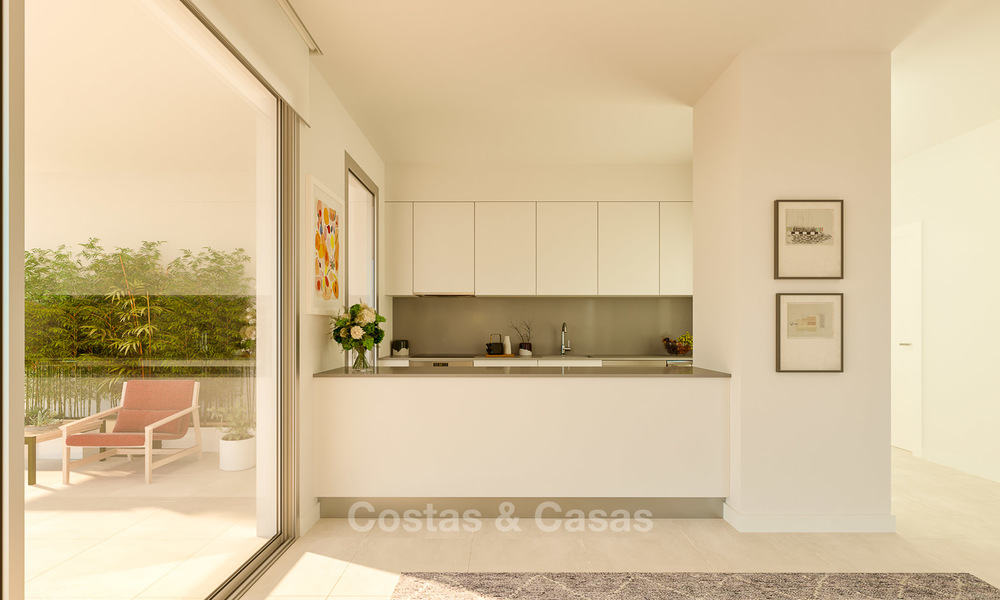 De nouveaux appartements luxueux avec vue panoramique sur mer à vendre, Fuengirola, Costa del Sol 5667