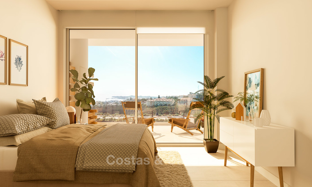 De nouveaux appartements luxueux avec vue panoramique sur mer à vendre, Fuengirola, Costa del Sol 5668
