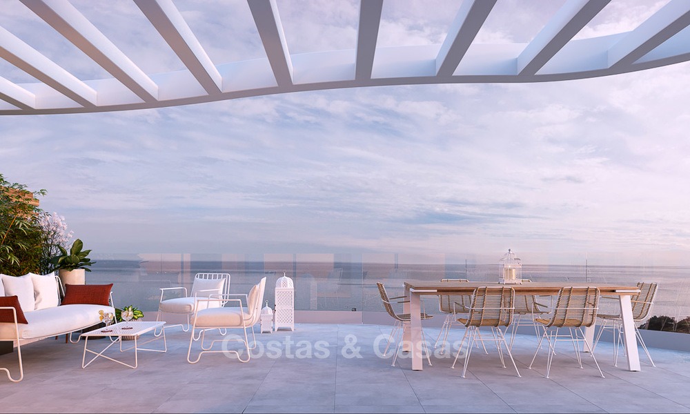 De nouveaux appartements luxueux avec vue panoramique sur mer à vendre, Fuengirola, Costa del Sol 5669
