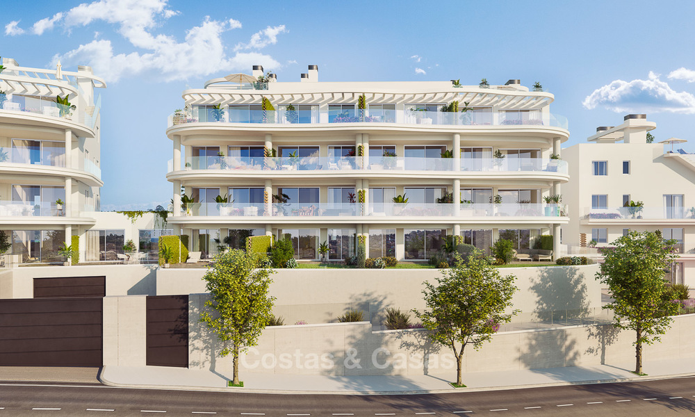 De nouveaux appartements luxueux avec vue panoramique sur mer à vendre, Fuengirola, Costa del Sol 5672