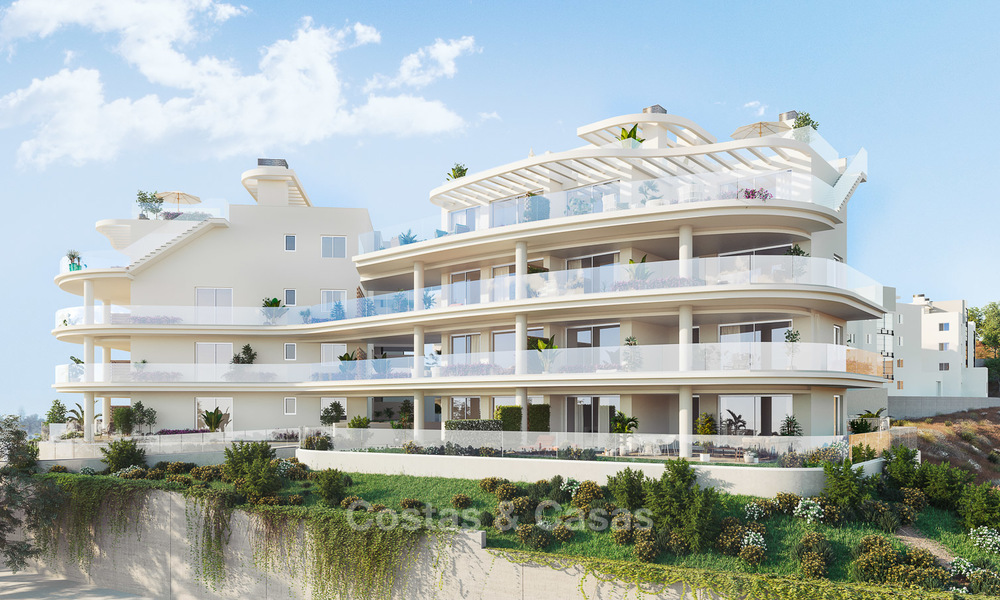 De nouveaux appartements luxueux avec vue panoramique sur mer à vendre, Fuengirola, Costa del Sol 5675