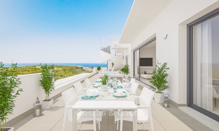 Nouveaux appartements de golf et maisons de ville avant-gardistes à vendre, vues imprenables sur la mer, Casares, Costa del Sol 5725 