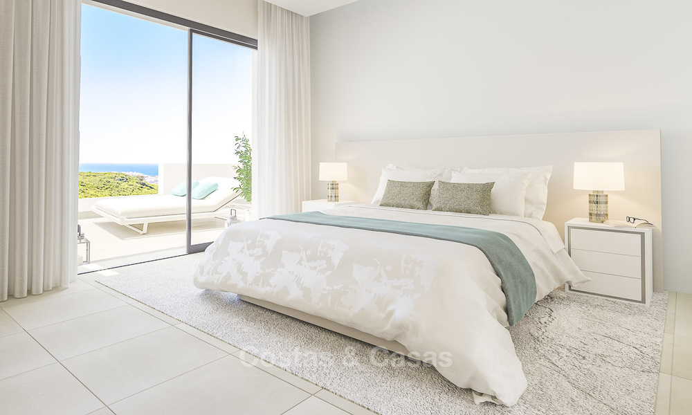 Nouveaux appartements de golf et maisons de ville avant-gardistes à vendre, vues imprenables sur la mer, Casares, Costa del Sol 5726