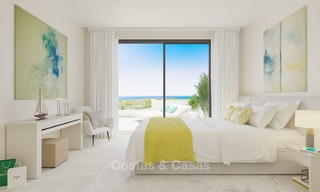 Nouveaux appartements de golf et maisons de ville avant-gardistes à vendre, vues imprenables sur la mer, Casares, Costa del Sol 5727 