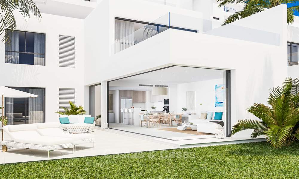 Nouveaux appartements de golf et maisons de ville avant-gardistes à vendre, vues imprenables sur la mer, Casares, Costa del Sol 6102