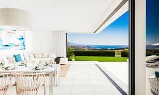 Nouveaux appartements de golf et maisons de ville avant-gardistes à vendre, vues imprenables sur la mer, Casares, Costa del Sol 6103 